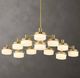 Uttermost® Wedge Warm Brass 12-Light LED Chandelier-1