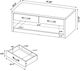 Coaster® Felix Gray Driftwood Coffee Table-4