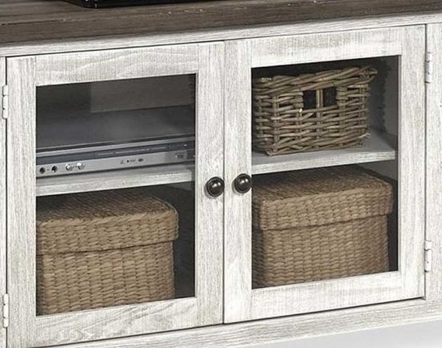 Aspenhome® Eastport Drifted White 74" Console with 4 Doors-1