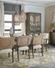 Hooker® Furniture Sundance Cliffside/Zuri Cream Woven Back Dining Side Chair-1