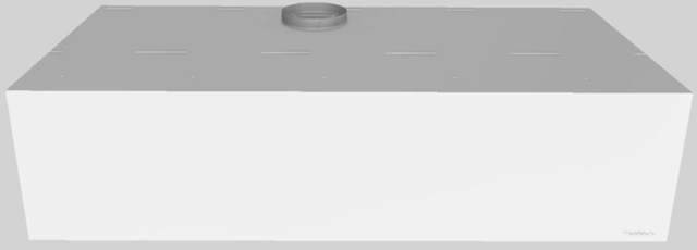 Vent-A-Hood® 48" White Wall Mounted Range Hood-0