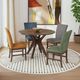 Elements International Santa Barbara Walnut Round Dining Table-1