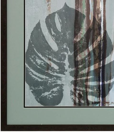 Stylecraft Black/Brown/Light Green Framed Print-1