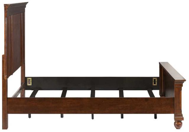 Liberty Furniture Rustic Traditions Rustic Cherry King Panel Bed-3