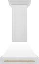 ZLINE Autograph Edition 30" White Matte Wall Mounted Range Hood-0