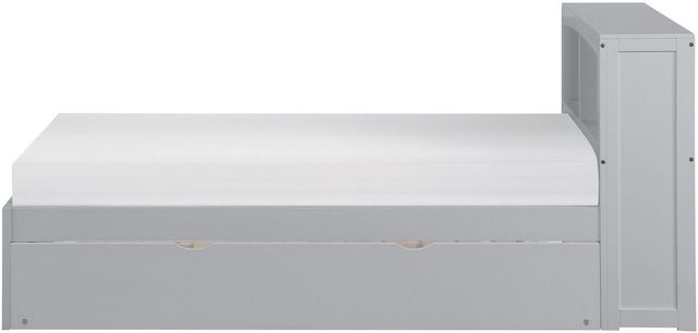 Homelegance® Orion Gray Youth Twin Bookcase Bed with Trundle-2