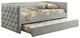 Furniture of America® Renzi Gray Twin Daybed with Trundle-0