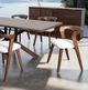 Furniture of America® Logstor Rich Walnut Dining Table -1