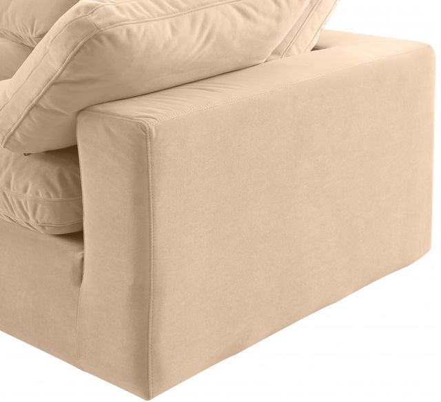 Meridian Furniture Comfy 7-Piece Beige Velvet Sectional -3
