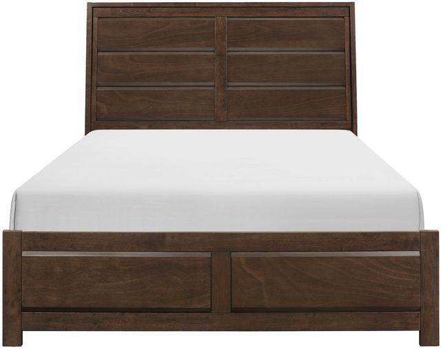 Mazin Furniture Erwan Espresso Queen Panel Bed-2