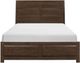 Mazin Furniture Erwan Espresso Queen Panel Bed-2
