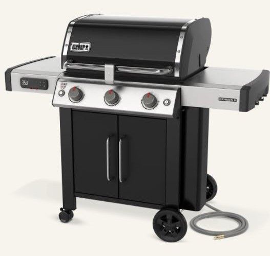 Weber® Genesis® II EX-315 59" Black Freestanding Propane Smart Grill-1