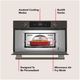 KitchenAid® 1.4 Cu. Ft. Black Ore Built In Microwave with Air Fry-2