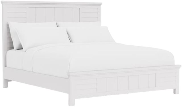 Riverside Furniture Cora Cloud King Louver Bed-0