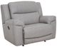 Franklin™ Lancaster Limestone Light Gray Fabric Power Rocker Recliner-0