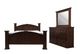 Vintage Furniture Mansion Walnut 3 Piece King Bedroom Set-0