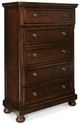 Millennium® by Ashley Porter 6-Piece Rustic Brown California King Sleigh Bed Set-3