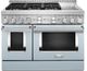 KitchenAid® 48" Misty Blue Smart Pro Style Gas Range with Griddle-0