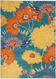 Nourison Home™ Allur Turquoise 5'x7' Style 1 Area Rug-0
