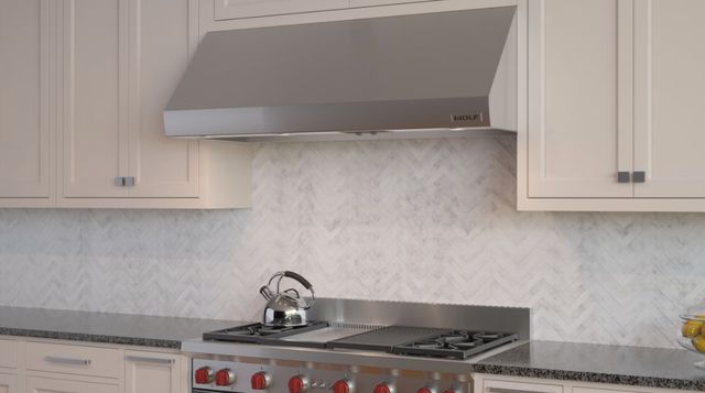 Wolf® 66" Stainless Steel Pro Wall Ventilation-1