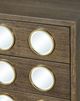 Currey & Company Colette Polished Brass/Tawny Brown Chest-5