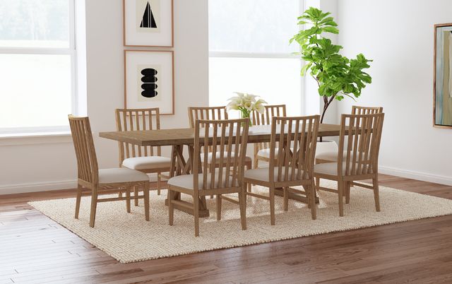 A-America® Weston Acorn Trestle Dining Table-2