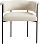 TOV Furniture Taylor Black/Cream Dining Chair-3