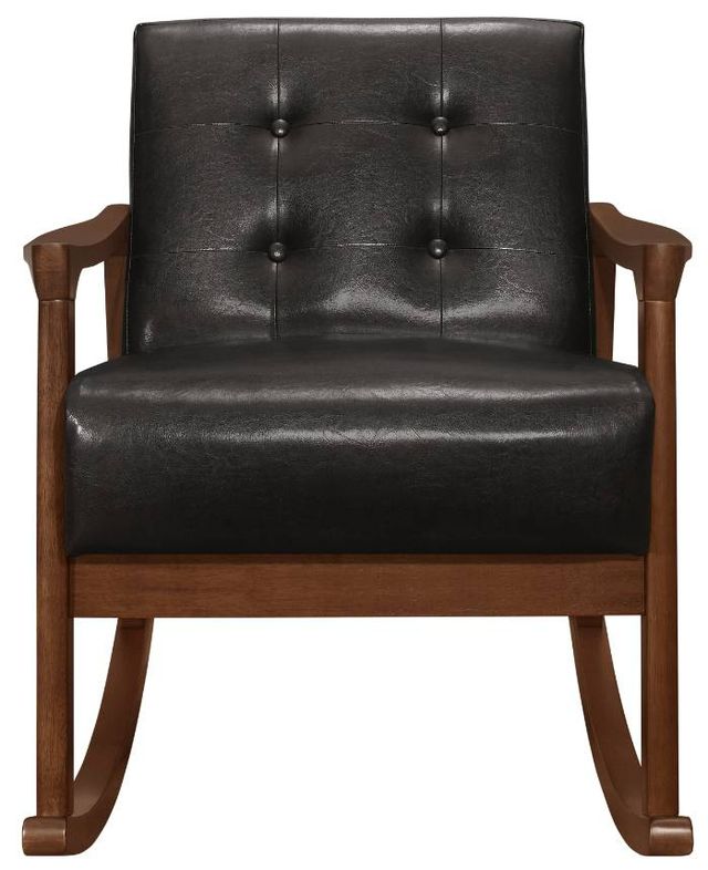 Homelegance® Auden Dark Brown/Dark Walnut Rocking Chair-2