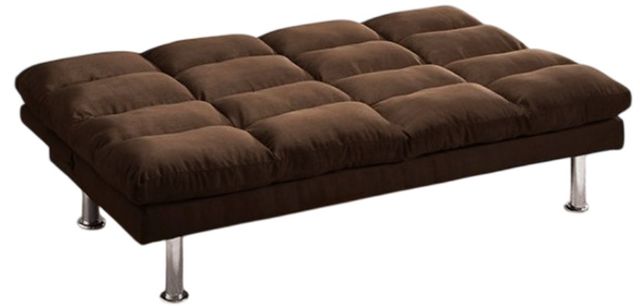 Furniture of America® Saratoga Dark Brown Futon Sleeper Sofa-2