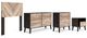 Signature Design by Ashley® Piperton 4-Piece Two-tone Brown/Black Twin Panel Headboard Set-0