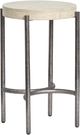 Magnussen Home® Jennings Edgecomb Grey/Weathered Antique Nickel Round Accent Table-0