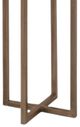 Century® Grand Tour Furniture Larchmont Acrylic Top Martini Table with Burnish Base-2