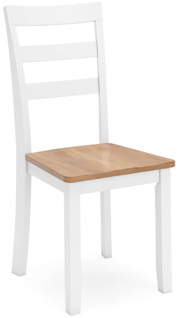 Signature Design by Ashley® Gesthaven Natural/White Dining Side Chair-0