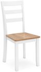 Signature Design by Ashley® Gesthaven Natural/White Dining Side Chair-0