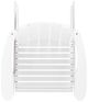 Linon Adirondack White Wooden Outdoor Rocking Chair-4