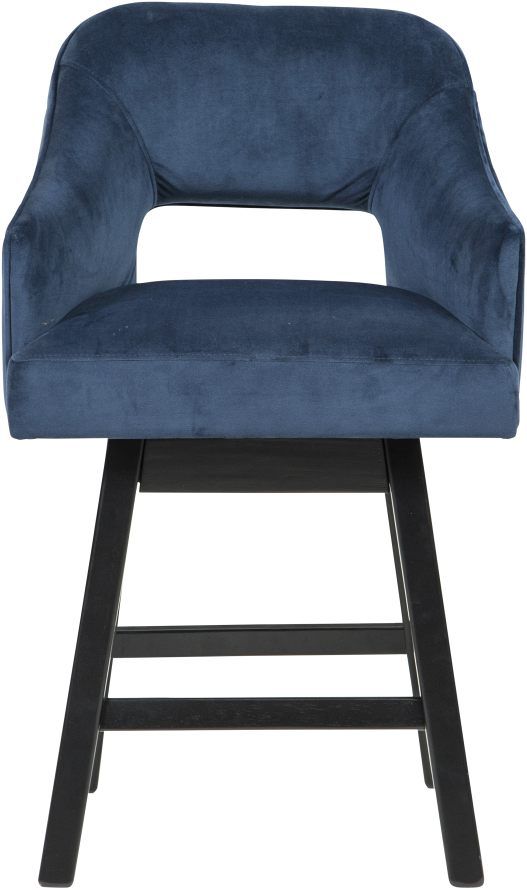 Signature Design by Ashley® Tallenger Blue/Dark Brown Counter Stool-1