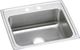 Elkay Lustertone® Classic Lustrous Satin 22" x 19-1/2" x 7-5/8" 2-Hole Single Bowl Drop-In Sink-0