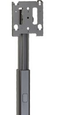 Chief® Black Medium Flat Panel Mobile AV Cart-Black-1