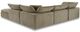 Moe's Home Collection Clay Dream 5-Piece Desert Sage L-Shaped Modular Sectional and Ottoman-4