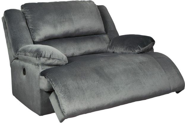 Signature Design by Ashley® Clonmel 3-Piece Charcoal Living Room Set with Power Reclining Sofa-3