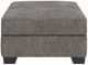 Benchcraft® Olten Graphite Oversized Accent Ottoman-1