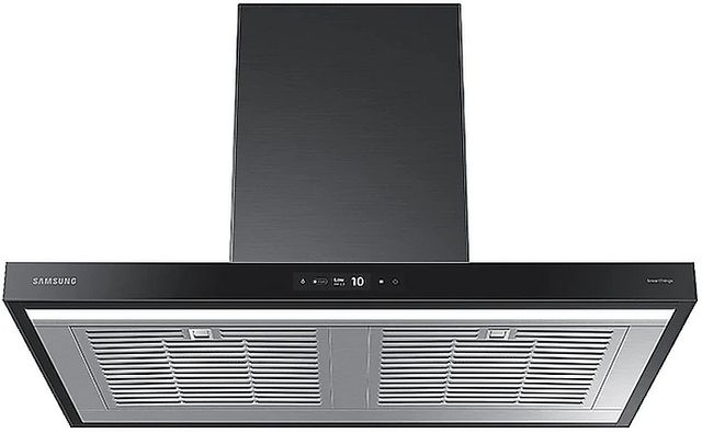 Samsung Bespoke 7 Series 30" Charcoal Black Wall Mounted Range Hood-2
