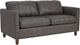 Best® Home Furnishings Customizable Bayment Leather Queen Sofa Sleeper with Dark Walnut Legs-3