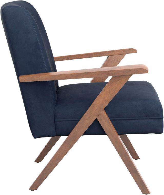 Coaster® Cheryl Dark Blue Accent Chair-1