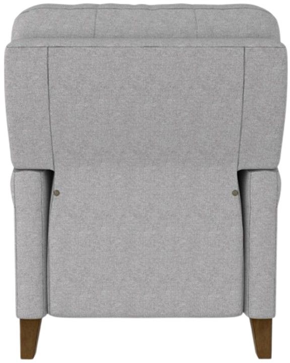 Best® Home Furnishings Customizable Wynne Manual High Leg Recliner with Honey Birch Legs-3