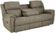 HomeStretch Milan Tan Manual Reclining Sofa-1