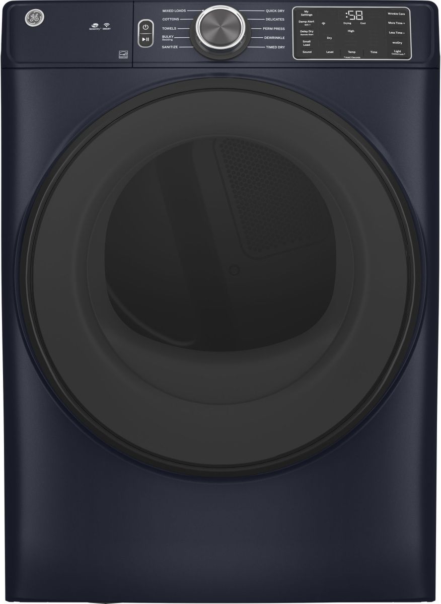 GE® 7.8 Cu. Ft. Sapphire Blue Smart Front Load Electric Dryer