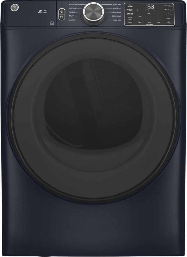 GE® 7.8 Cu. Ft. Sapphire Blue Smart Front Load Electric Dryer