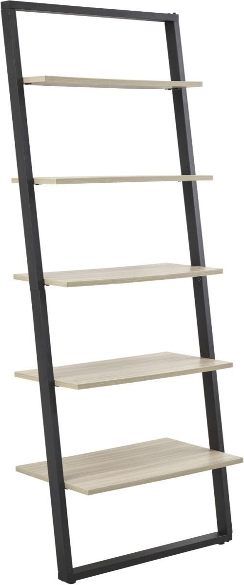 Signature Design by Ashley® Waylowe 2-Piece Black/Natural Home Office Desk Set-1