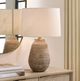 Uttermost® Tonachio Dark Brown/Light Gray Wash Table Lamp-1